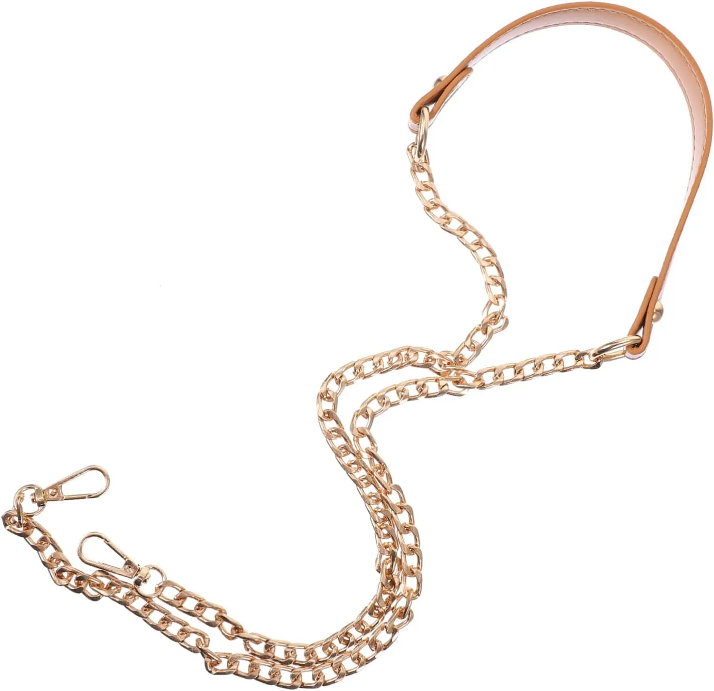 HOODANCOS 1 Pc Novel Shoulder Strap Beautiful Handbag Chain Exquisite Bag Accessory Tote Purse for Women Handbag Chain Link Fadeless Pu Leather Bag Accessory