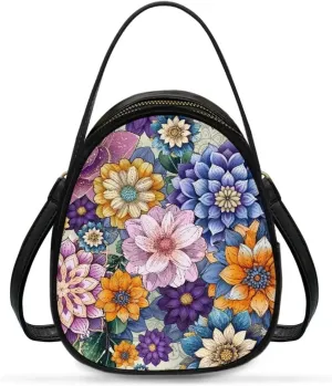 HUGS IDEA Small Crossbody Phone Bag for Women Quilted Purse Leather Cell Phone Cross Body Wallet