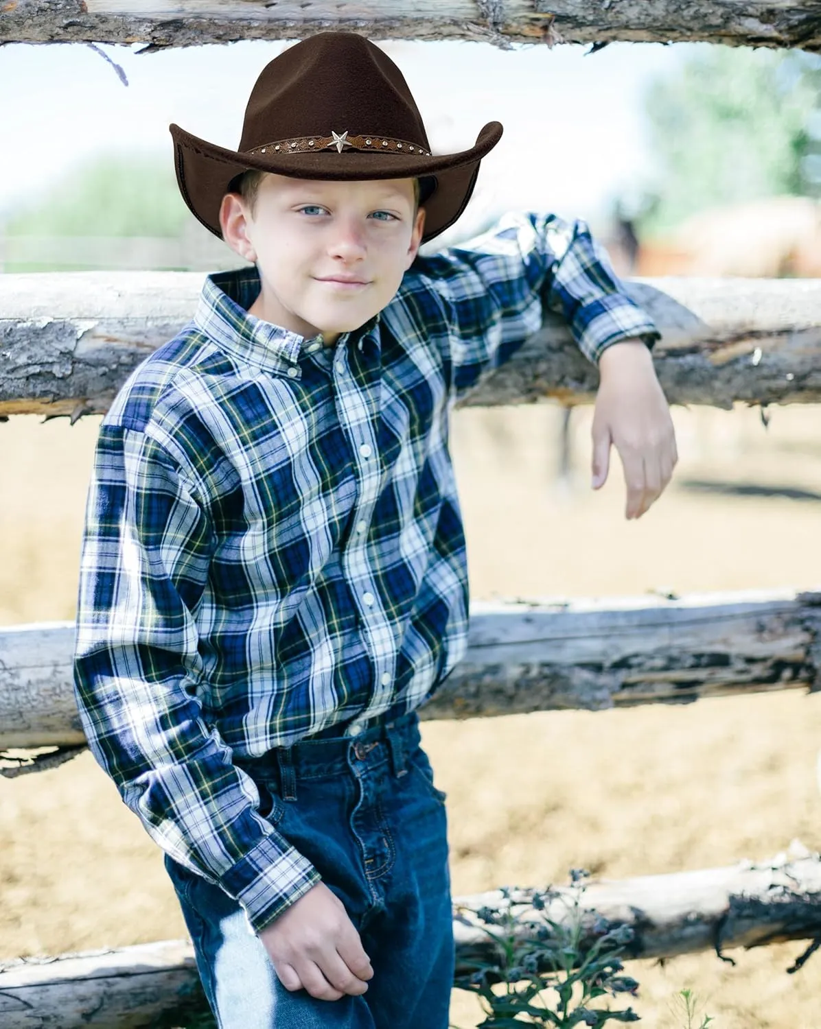 Jastore Toddler Baby Cowboy Hat Infant Baby Boys Girl Cowgirl Hats Kids Western Cowboy Hat