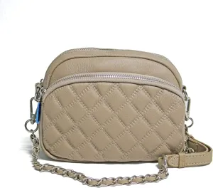JELOUS Quilted mini handbag Crossbody shoulder bag for women with chain strap