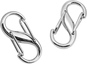 jiesinlov 2 Pcs Bag Chain Shoulder Strap Shortening Buckles,Shorten Strap for Handbag