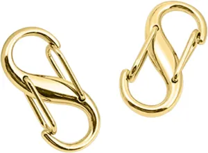 jiesinlov 2 Pcs Bag Chain Shoulder Strap Shortening Buckles,Shorten Strap for Handbag