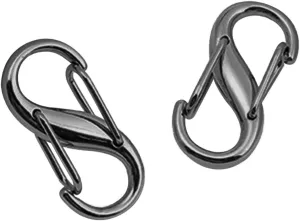 jiesinlov 2 Pcs Bag Chain Shoulder Strap Shortening Buckles,Shorten Strap for Handbag