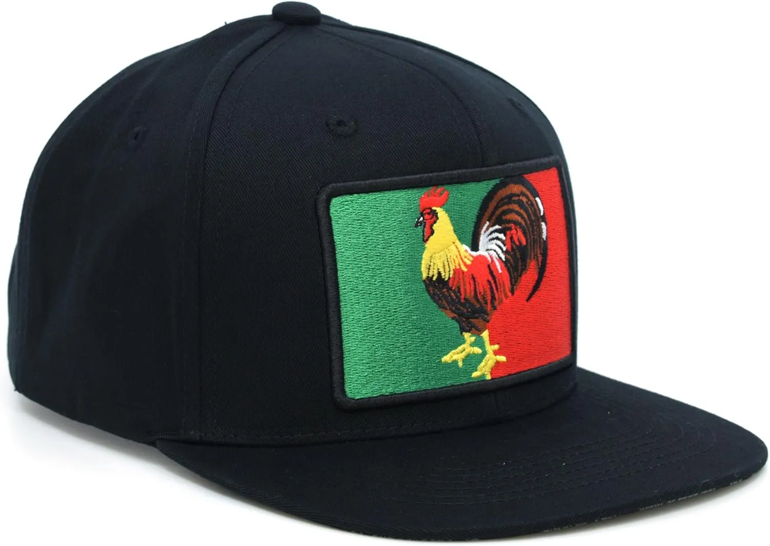 JLGUSA Rooster Cock Snapback Adjustable Hat Flat Bill Adult Baseball Cap Rooster Leader HL Embroidery Gallo Cap