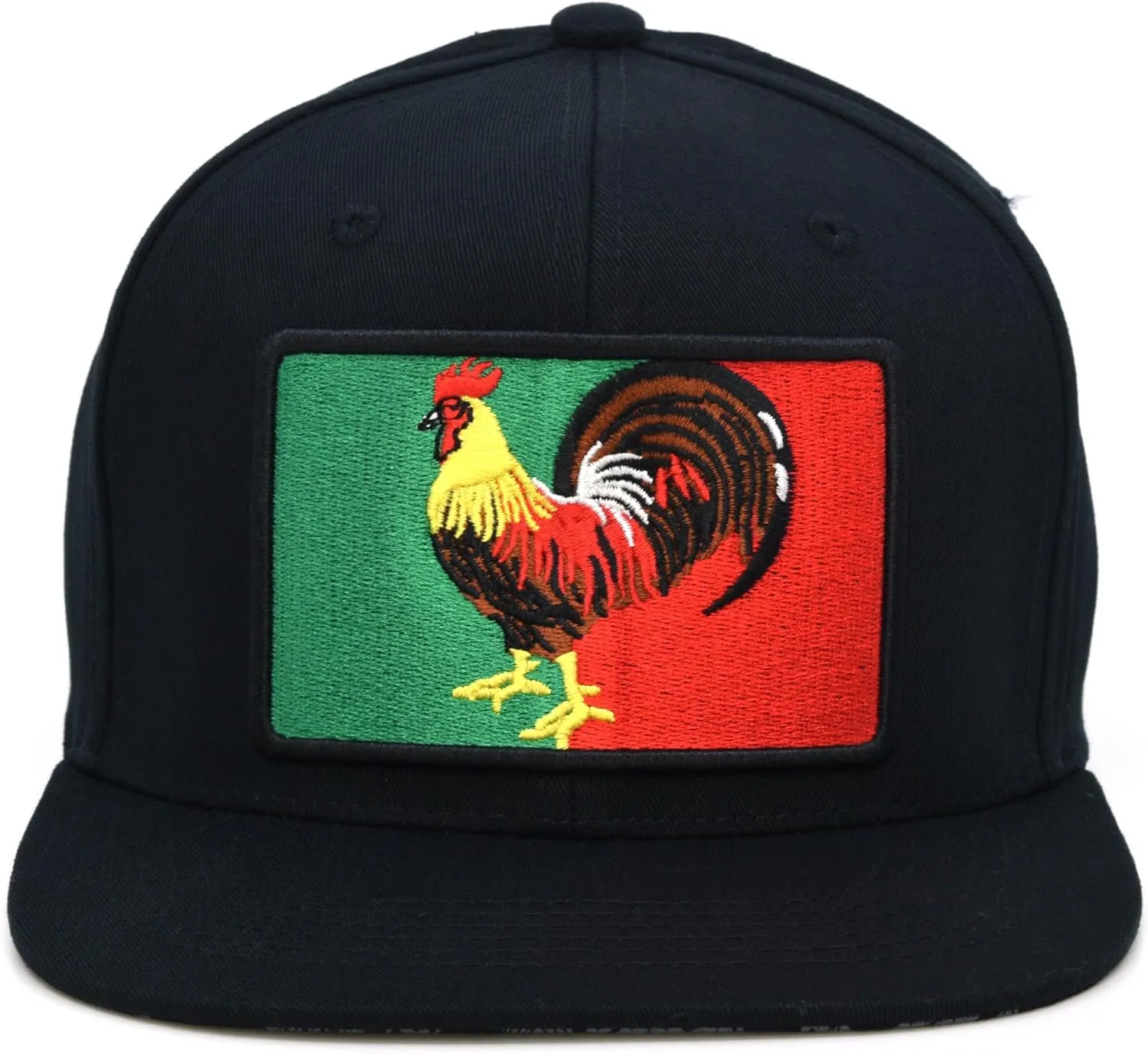 JLGUSA Rooster Cock Snapback Adjustable Hat Flat Bill Adult Baseball Cap Rooster Leader HL Embroidery Gallo Cap