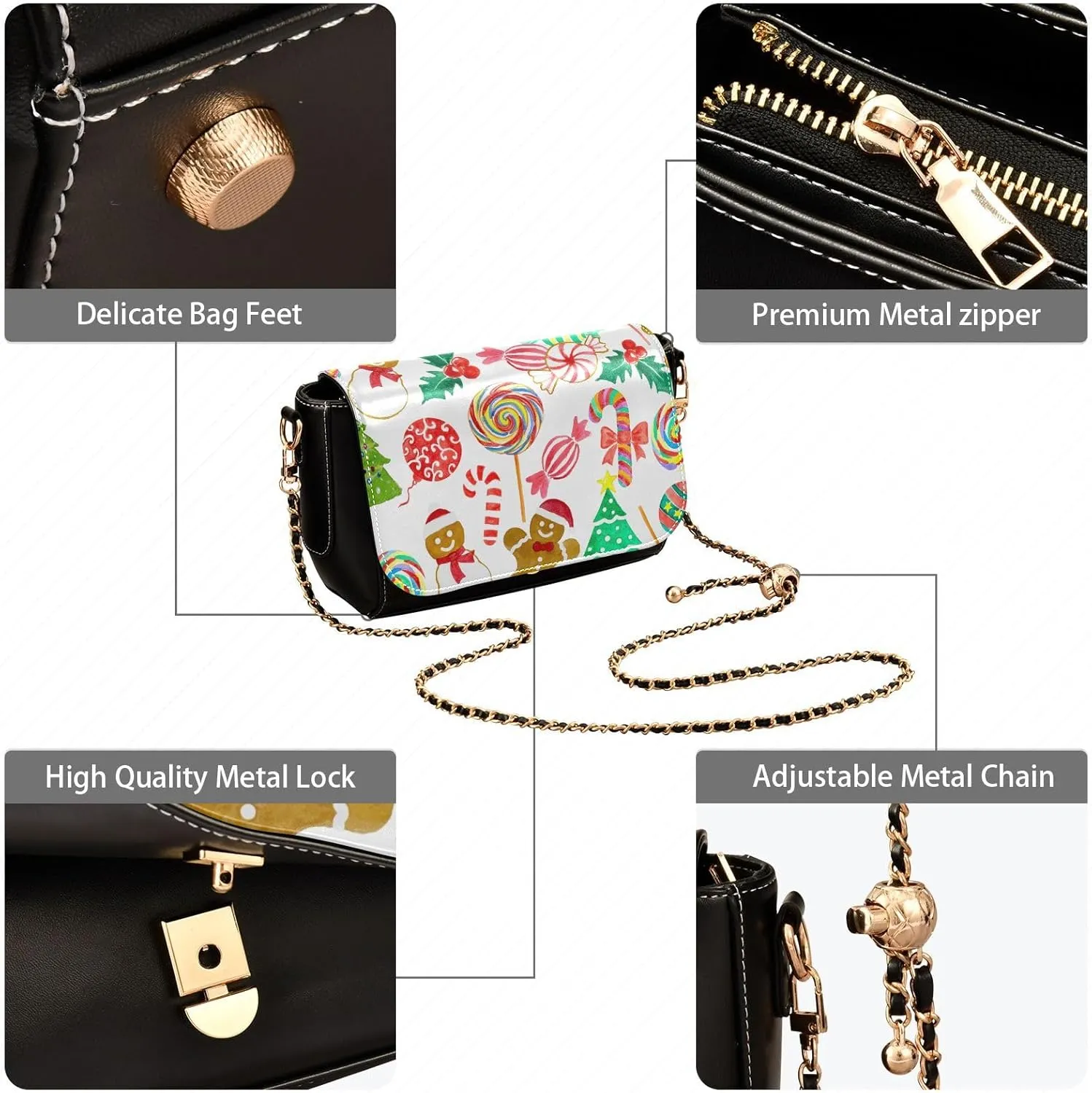 Joko Ivery Crossbody Bags for Women Leather Purse Shoulder Bag Handbag for Daily