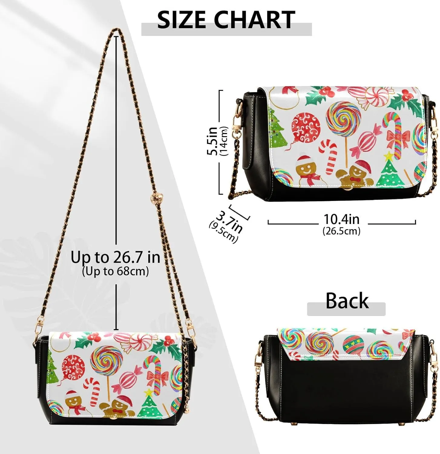 Joko Ivery Crossbody Bags for Women Leather Purse Shoulder Bag Handbag for Daily
