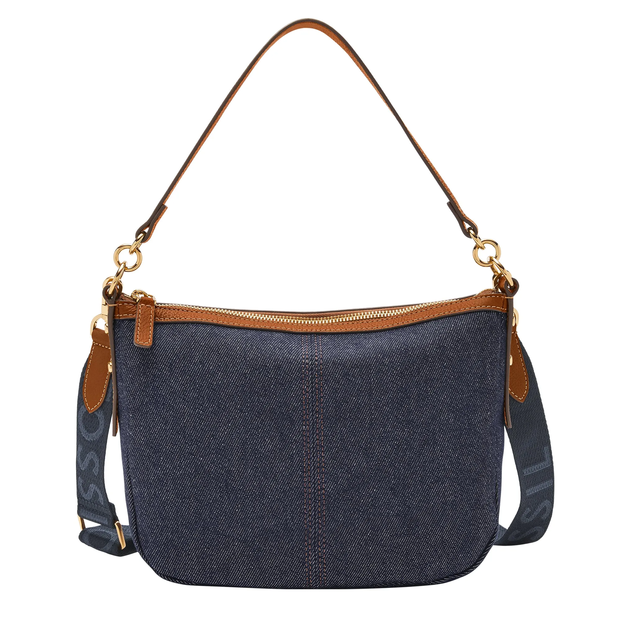 Jolie Denim Crossbody Bag