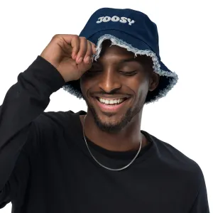 JoosyFlow Distressed Denim Bucket Hat