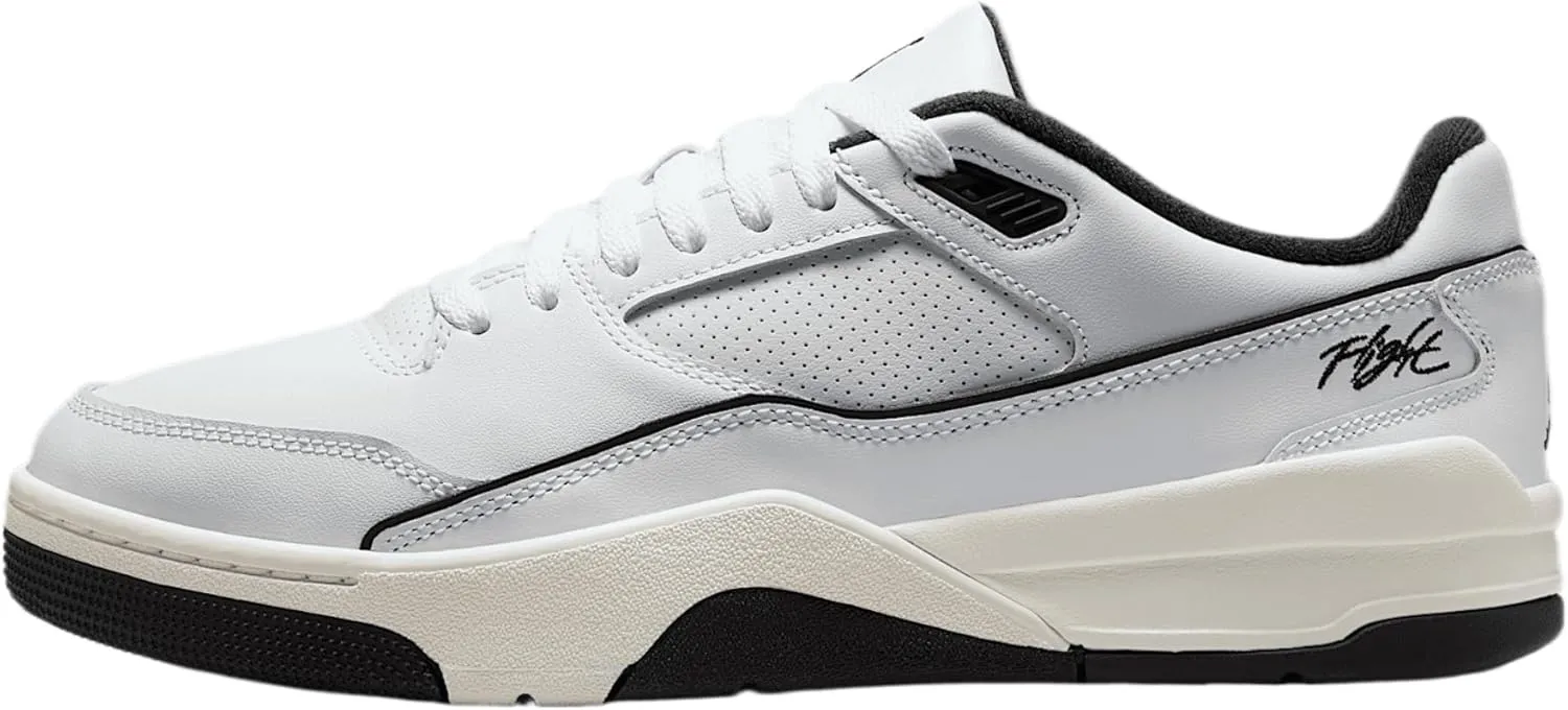 Jordan Flight Court Men's Shoes (HF3255-100, White/Sail/Black)