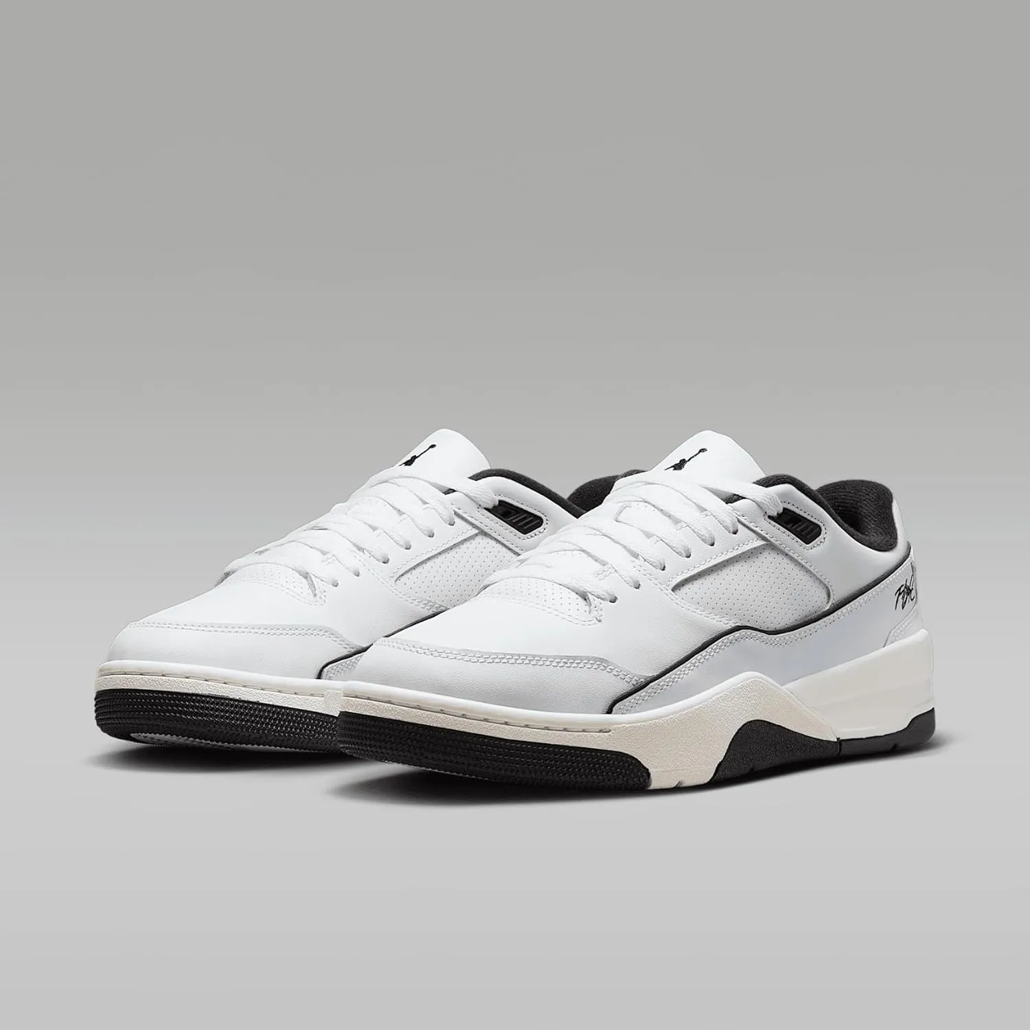 Jordan Flight Court Men's Shoes (HF3255-100, White/Sail/Black)