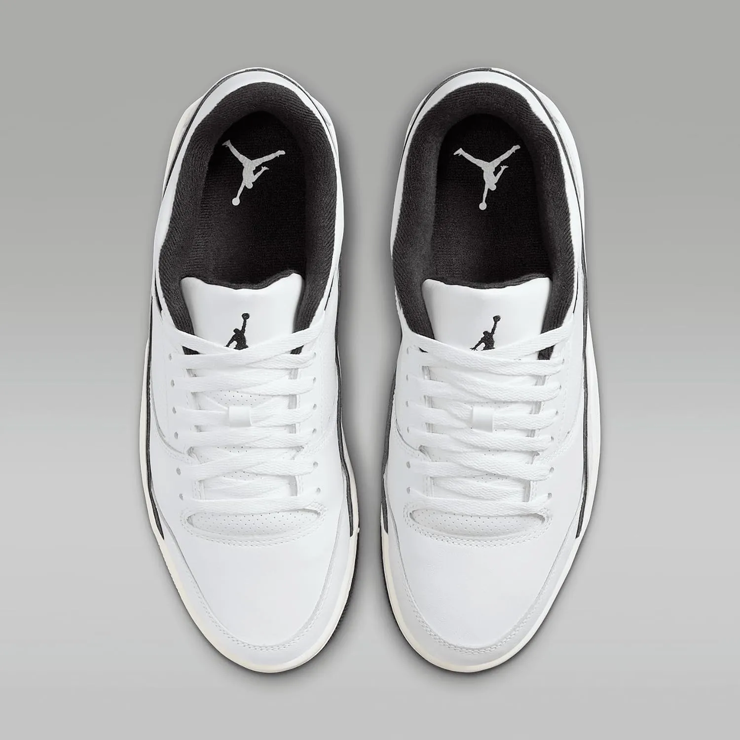 Jordan Flight Court Men's Shoes (HF3255-100, White/Sail/Black)