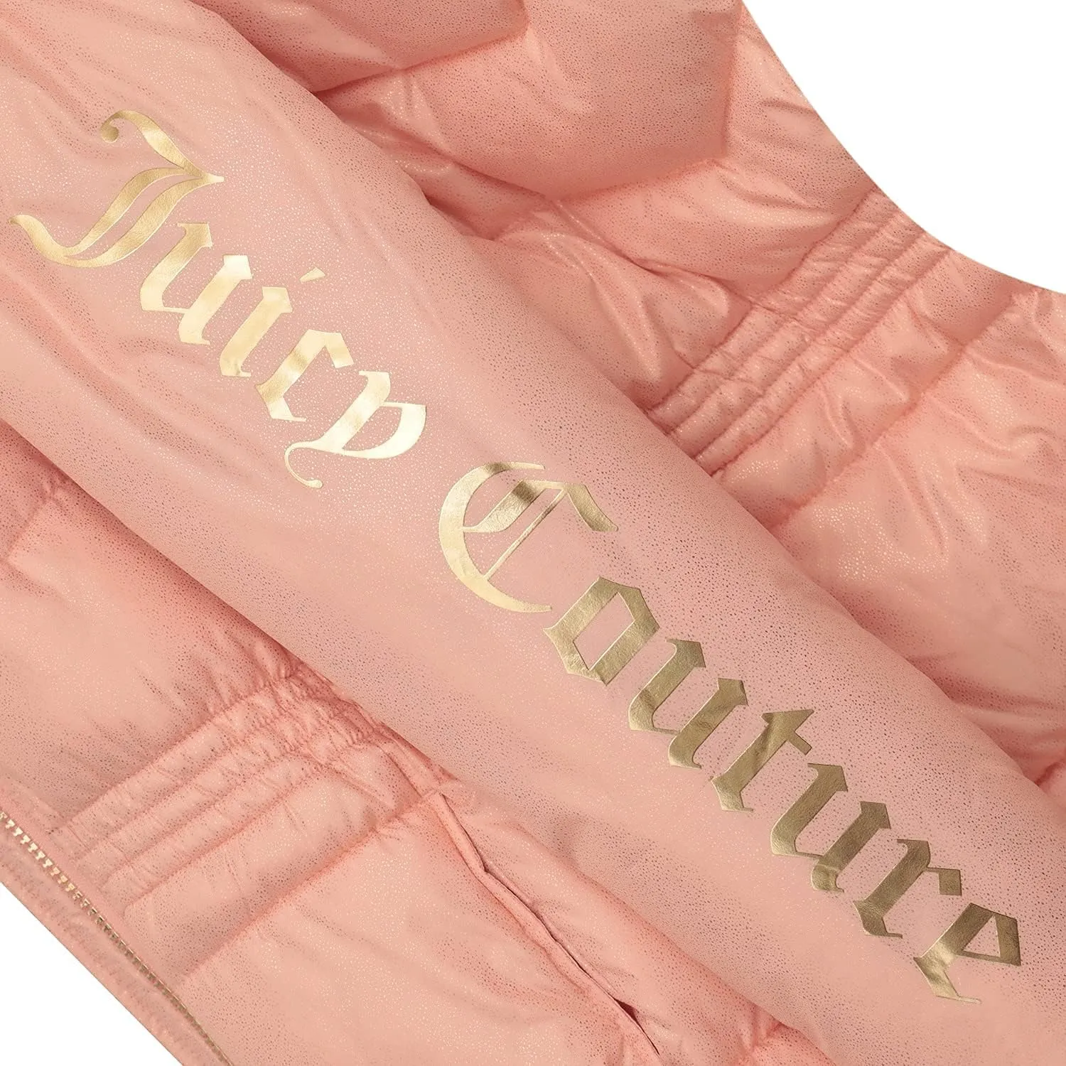 Juicy Couture Girls Coat, Faux Fur Hooded Winter Jacket, Warm Padded Parka Hoodie, Kids Heavyweight Winter Coat