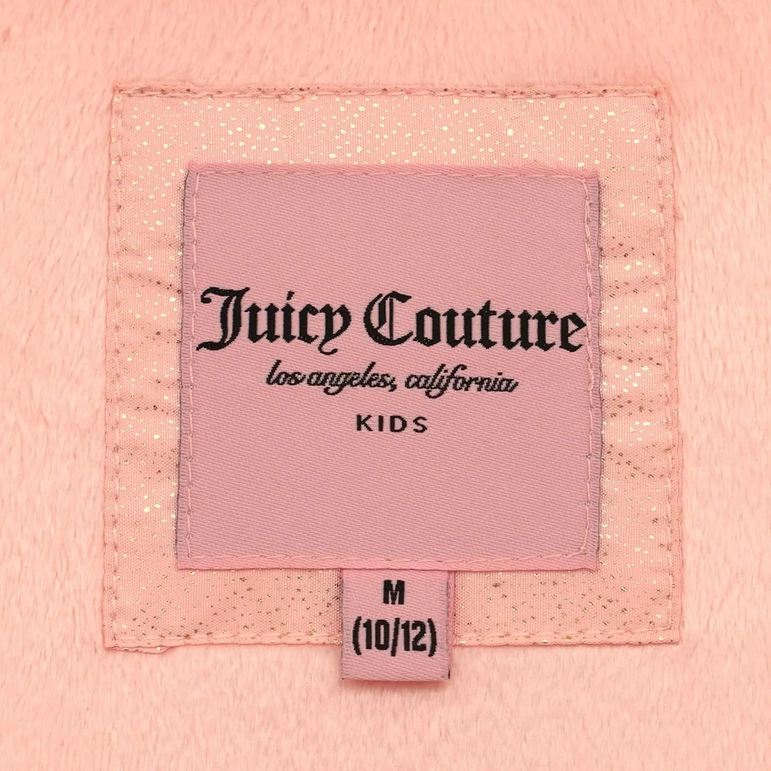 Juicy Couture Girls Coat, Faux Fur Hooded Winter Jacket, Warm Padded Parka Hoodie, Kids Heavyweight Winter Coat