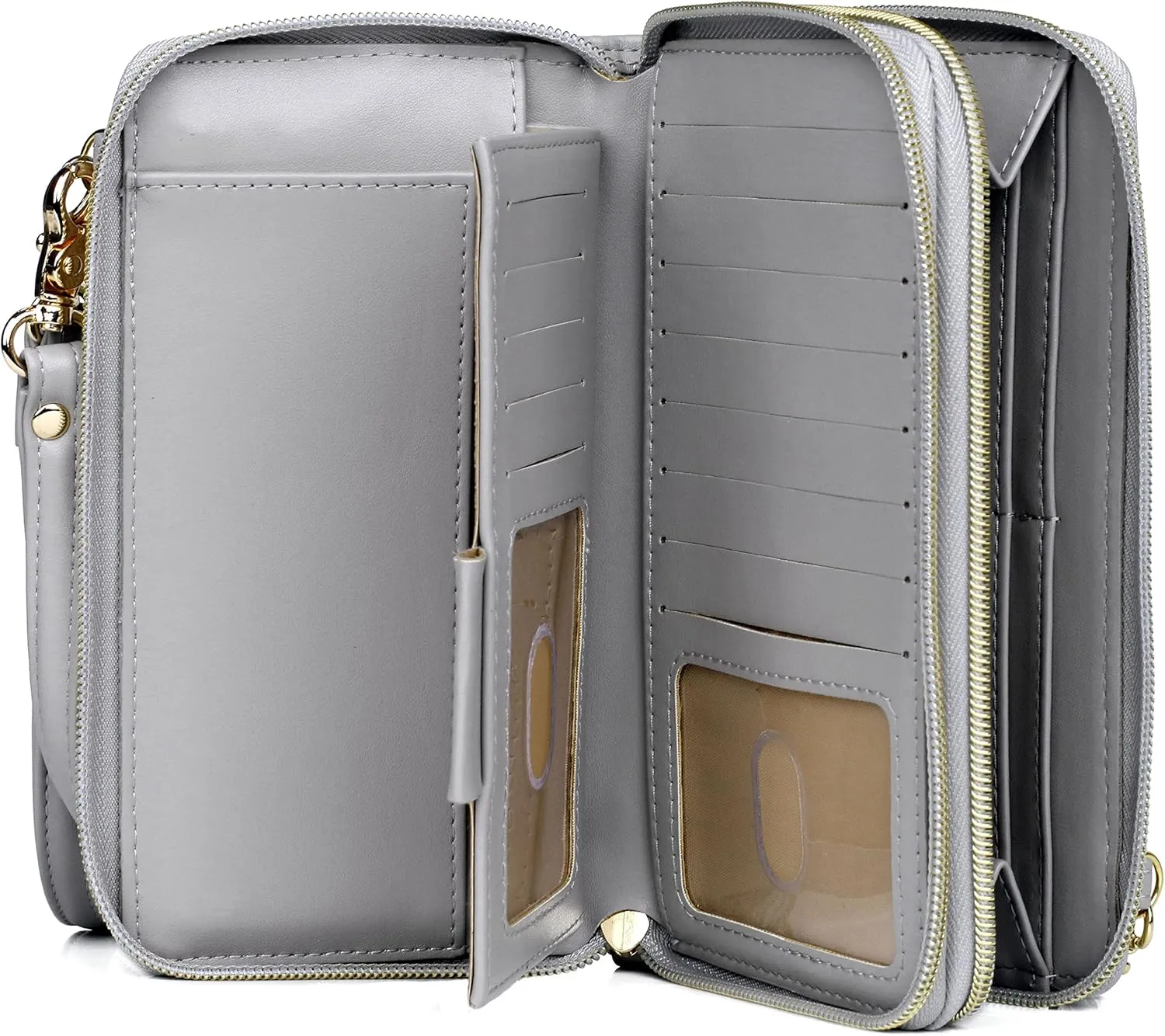 Julia Buxton Channel Quilted Vegan Leather Ultimate Organizer