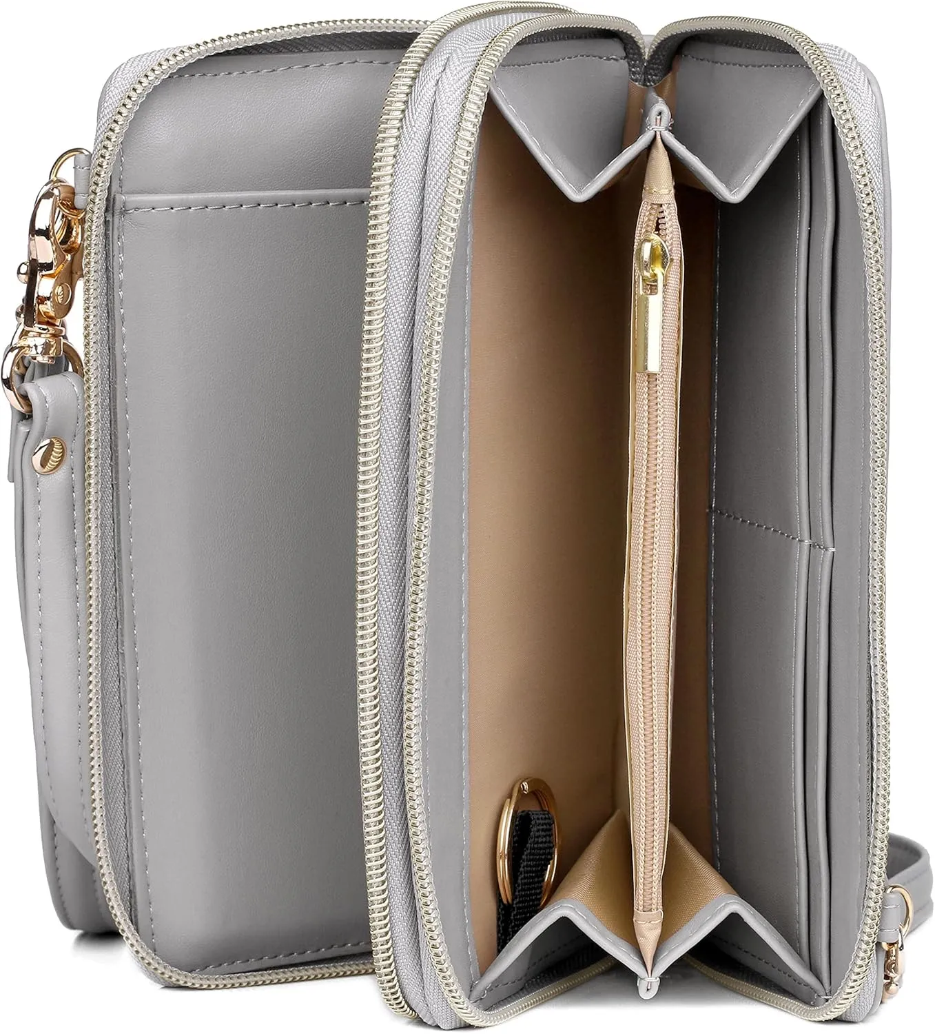 Julia Buxton Channel Quilted Vegan Leather Ultimate Organizer