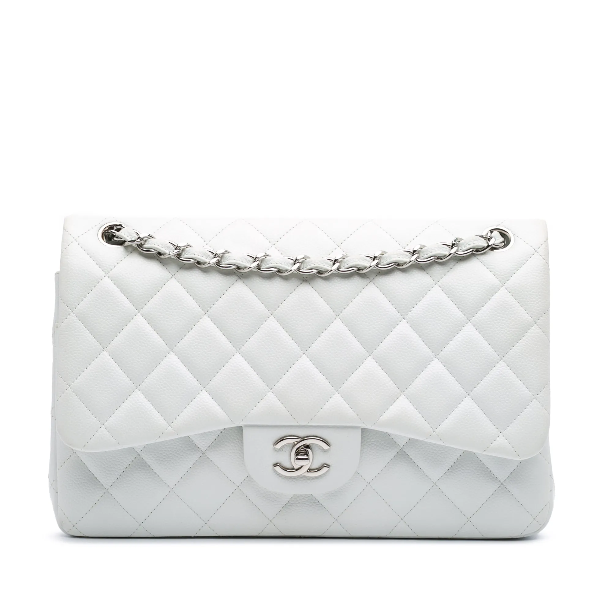 Jumbo Classic Caviar Double Flap