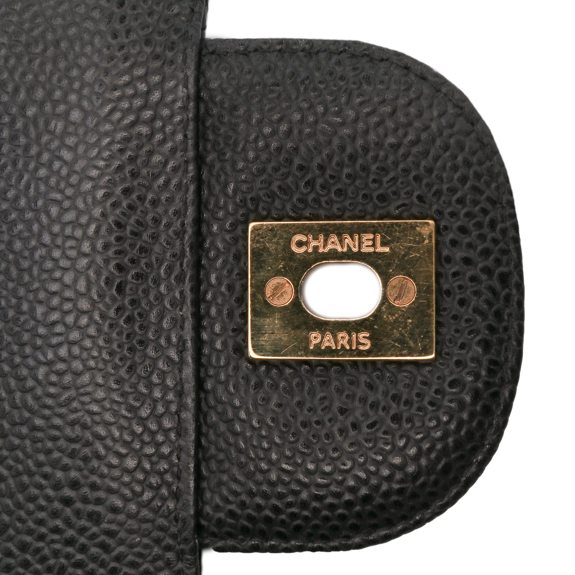 Jumbo Classic Caviar Double Flap