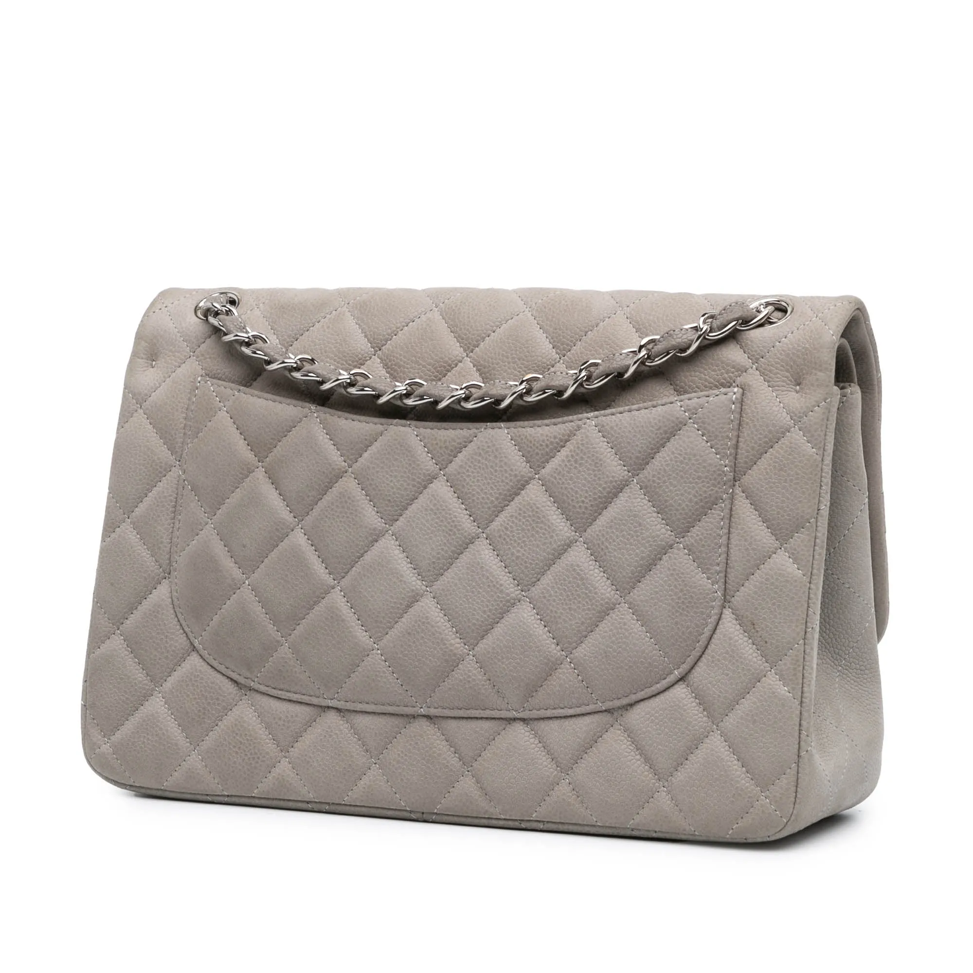 Jumbo Classic Caviar Double Flap