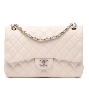 Jumbo Classic Caviar Double Flap
