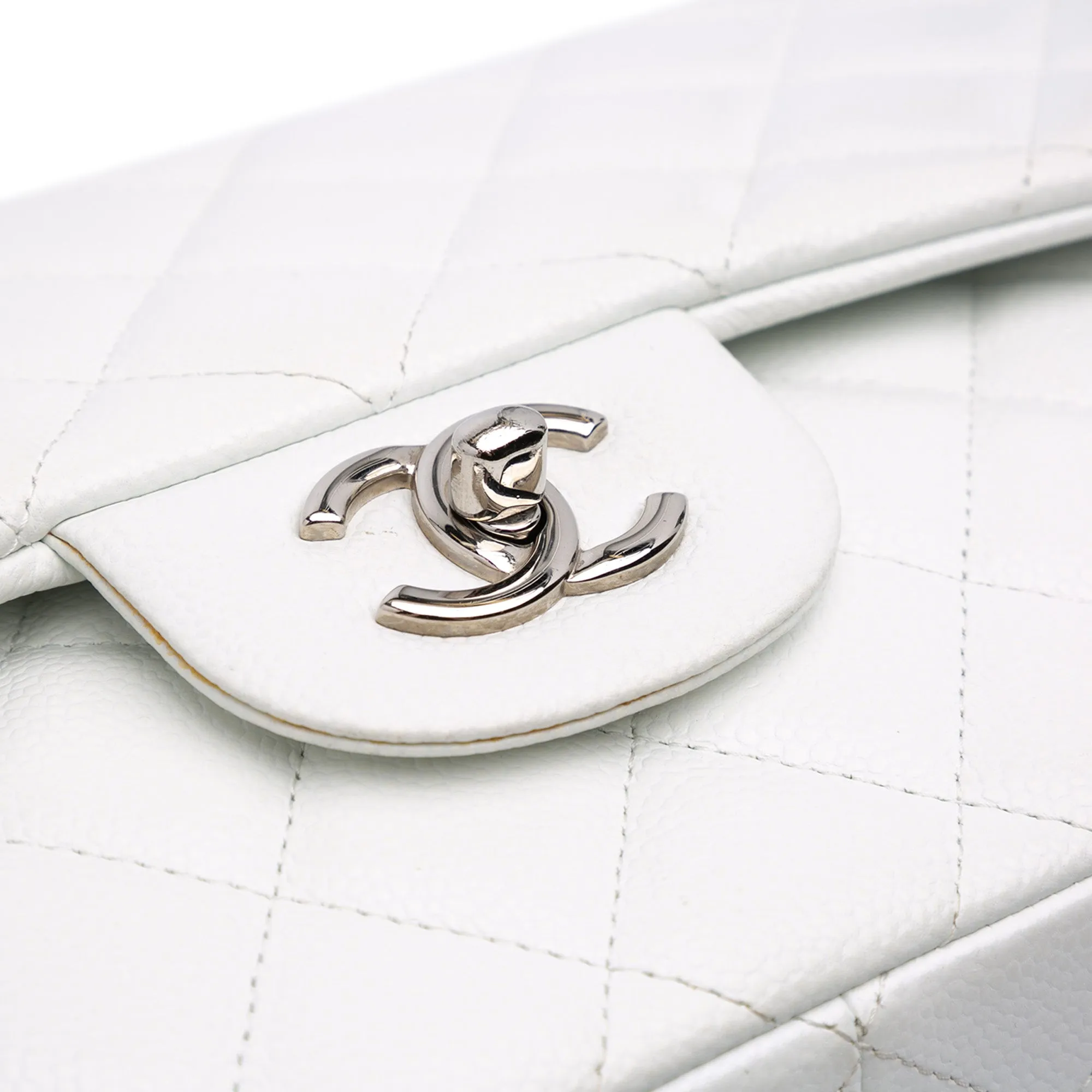 Jumbo Classic Caviar Double Flap
