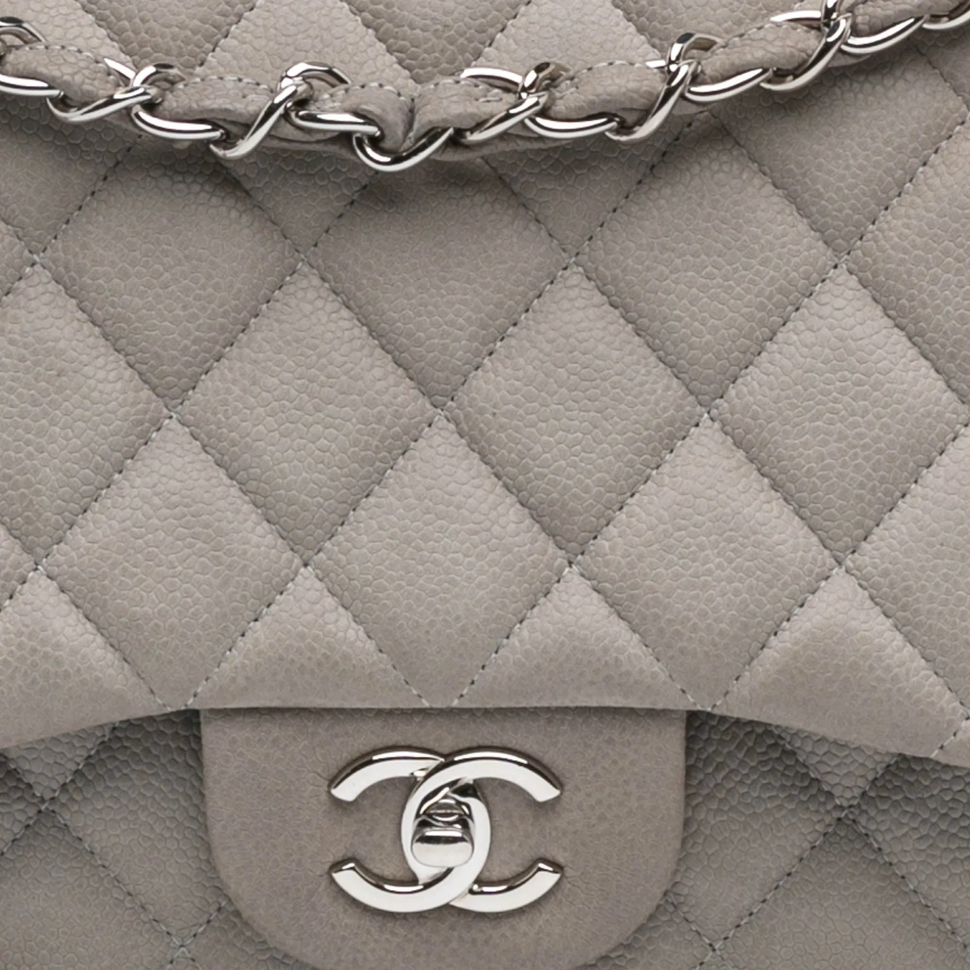 Jumbo Classic Caviar Double Flap