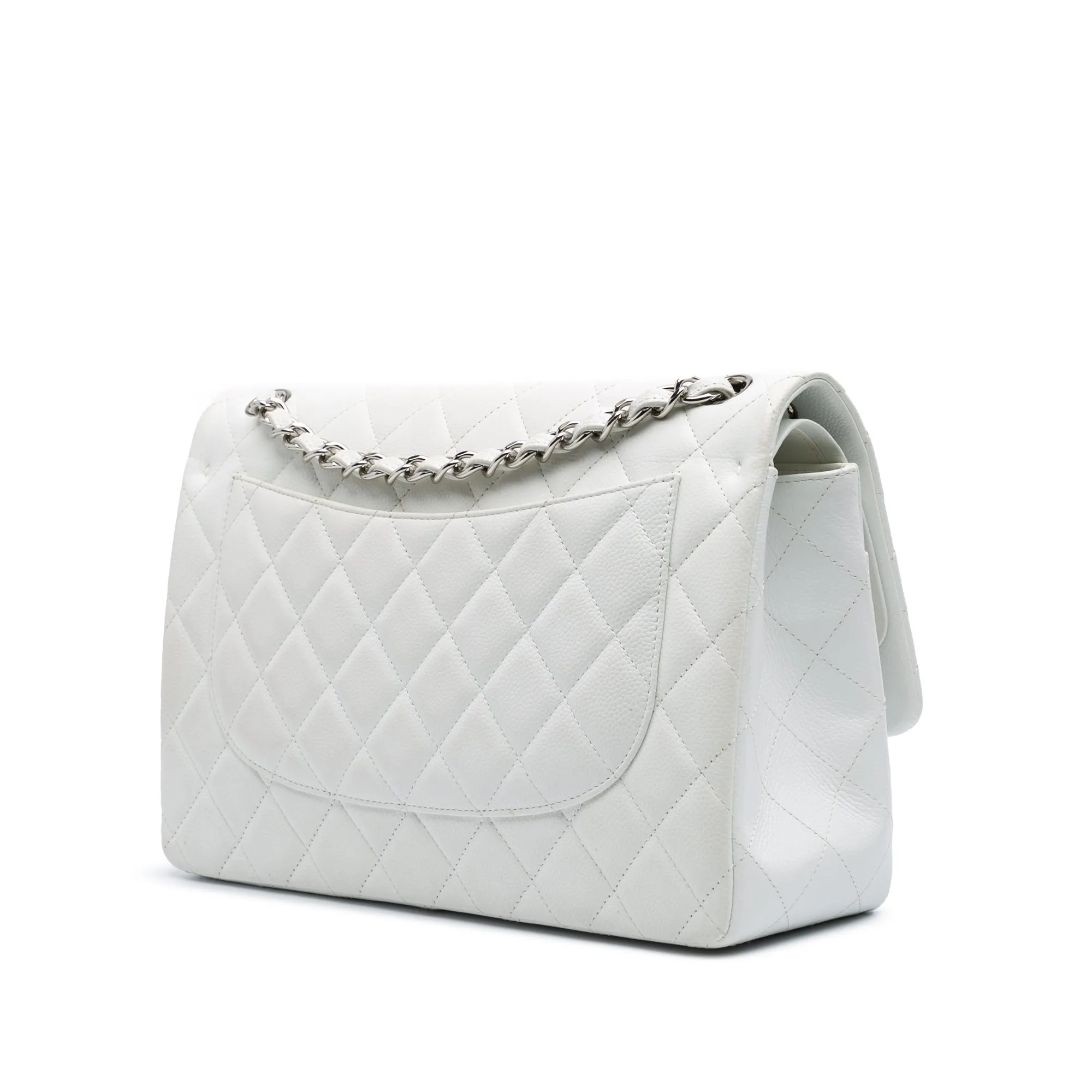 Jumbo Classic Caviar Double Flap