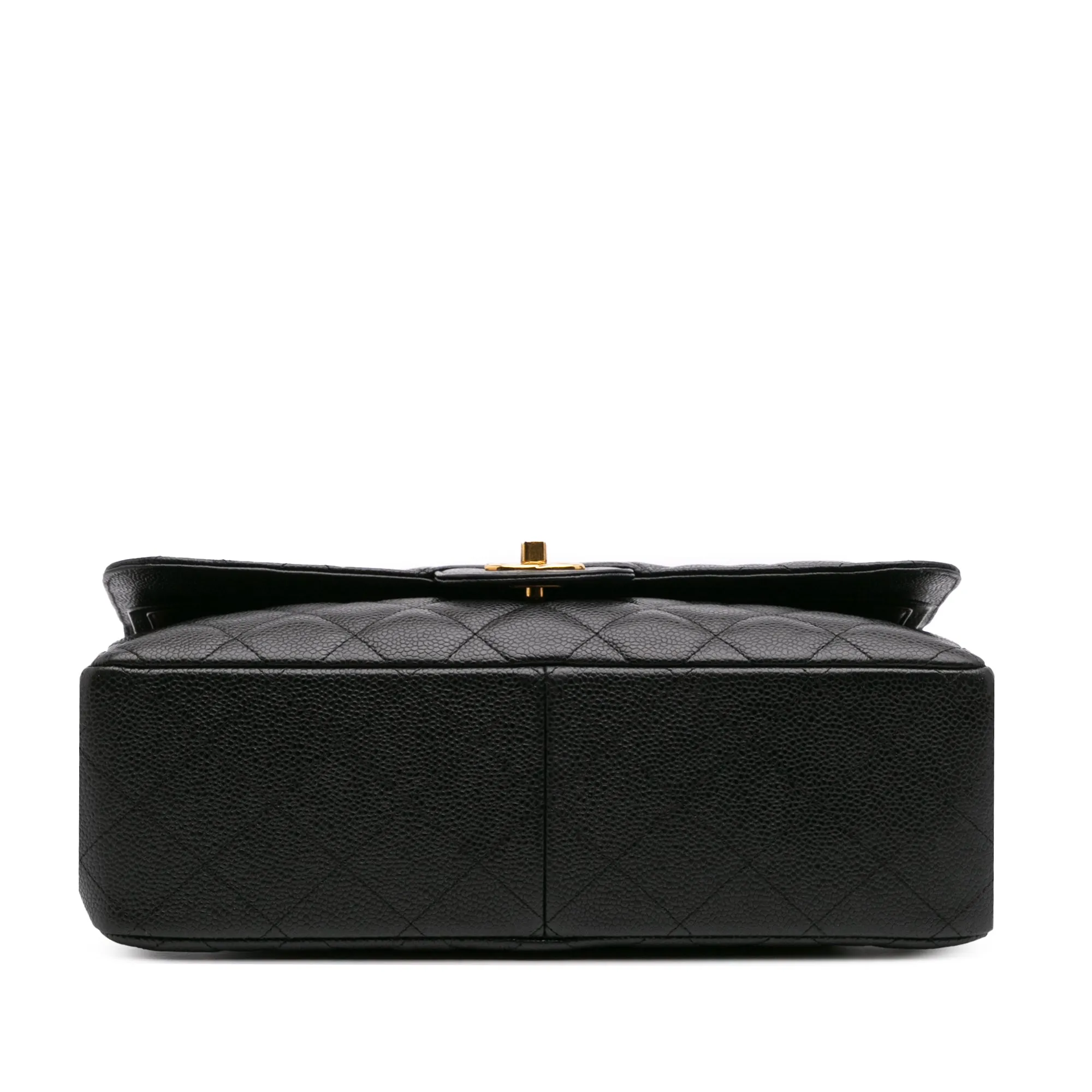 Jumbo Classic Caviar Double Flap