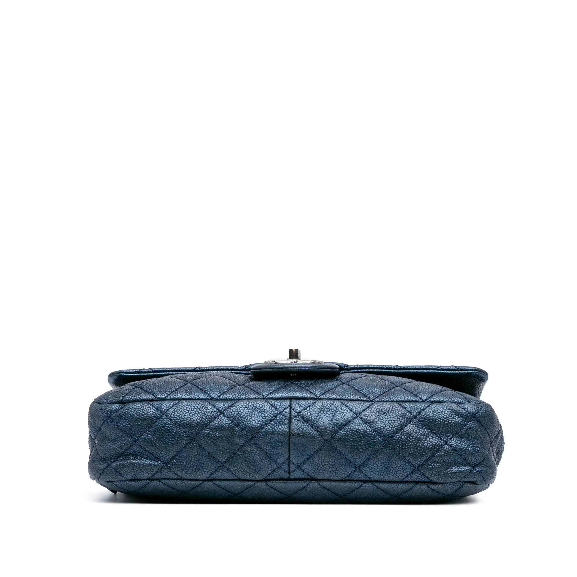 Jumbo Iridescent Quilted Caviar Easy Flap