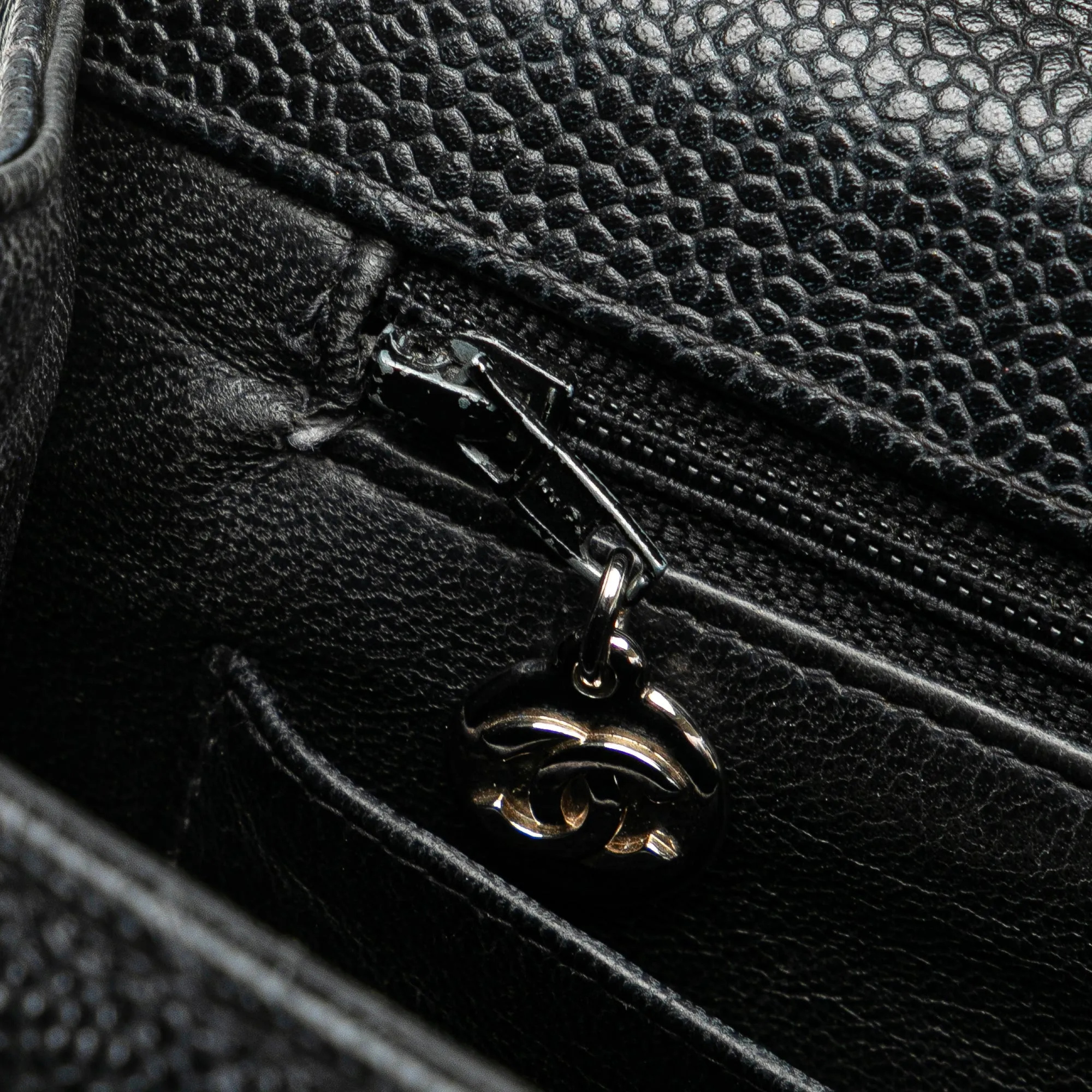 Jumbo Quilted Caviar Single Flap