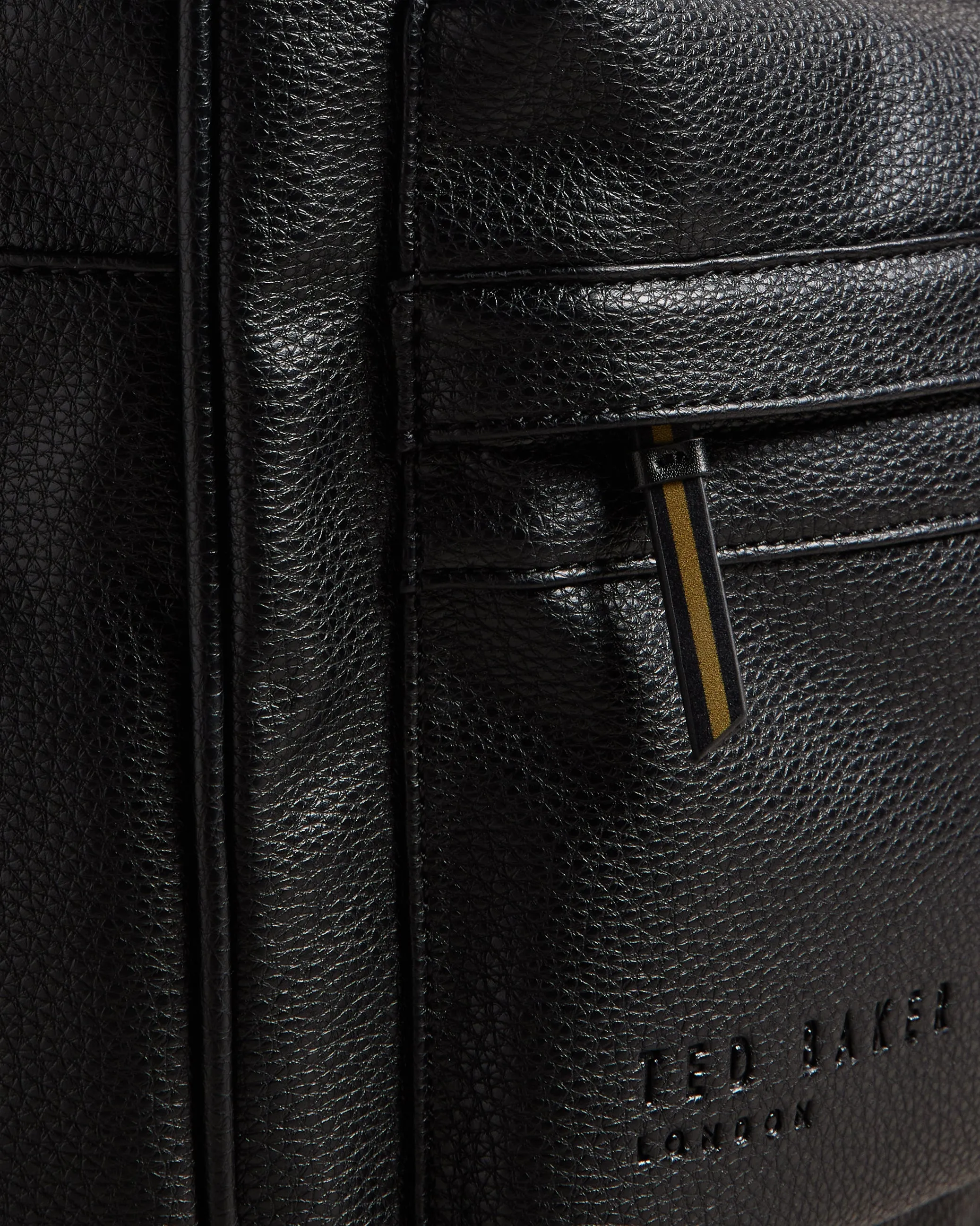 Kaileb Faux Leather Webbing Backpack