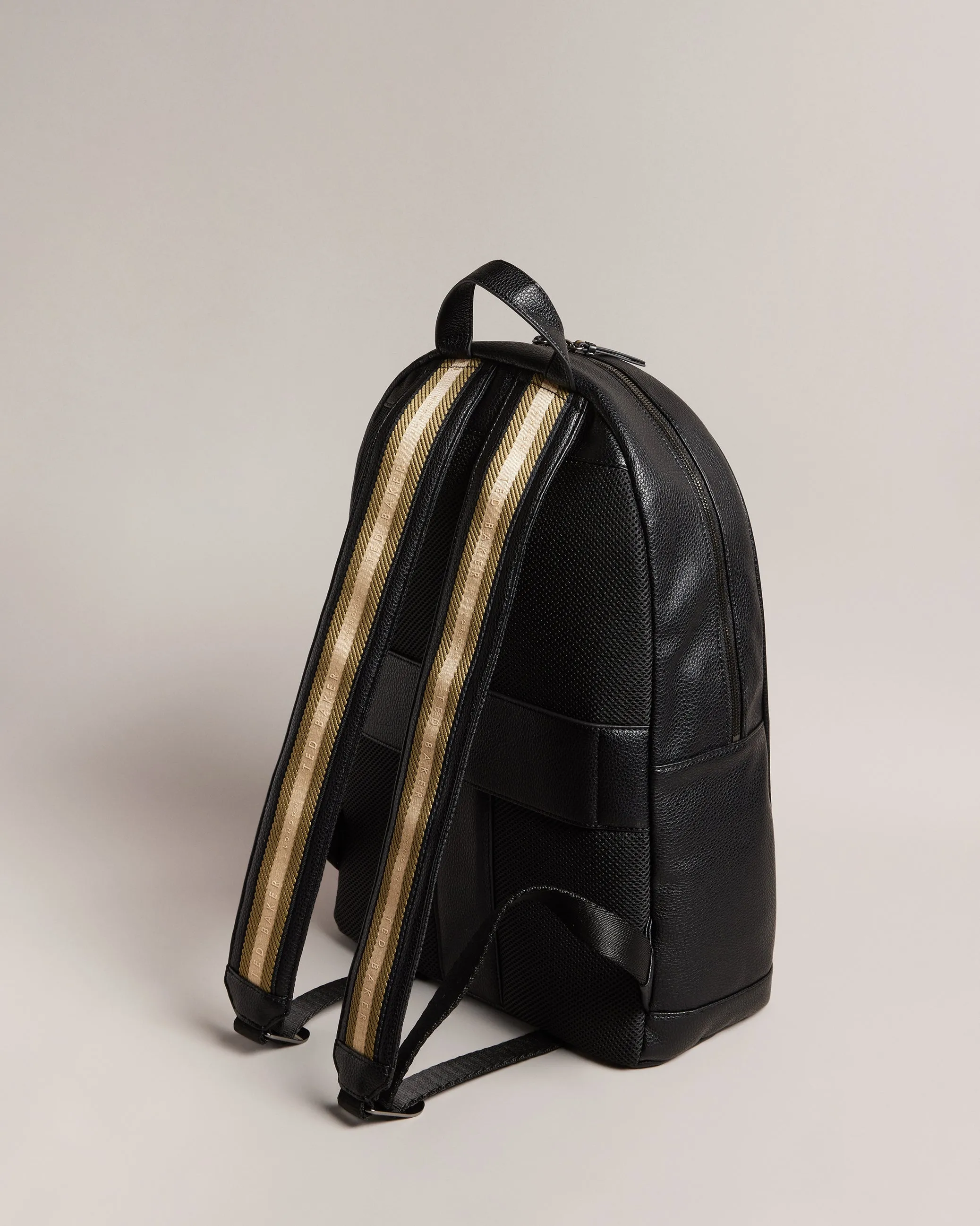 Kaileb Faux Leather Webbing Backpack