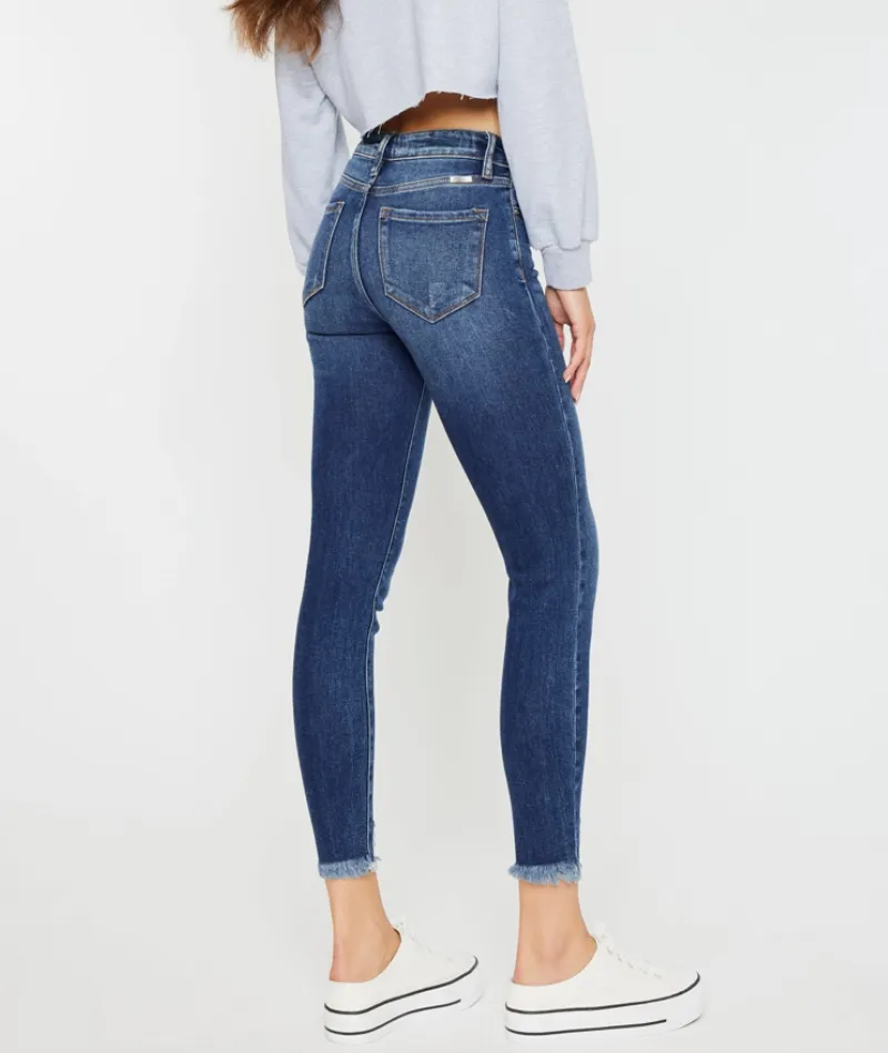KC Distressed Hem Skinny