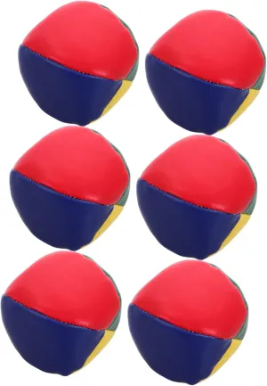 KICHOUSE PU Mini Colorful Bean Bags Round Throwing Sand Bags for Tossing Games Carnival Props and Fun Family Activities