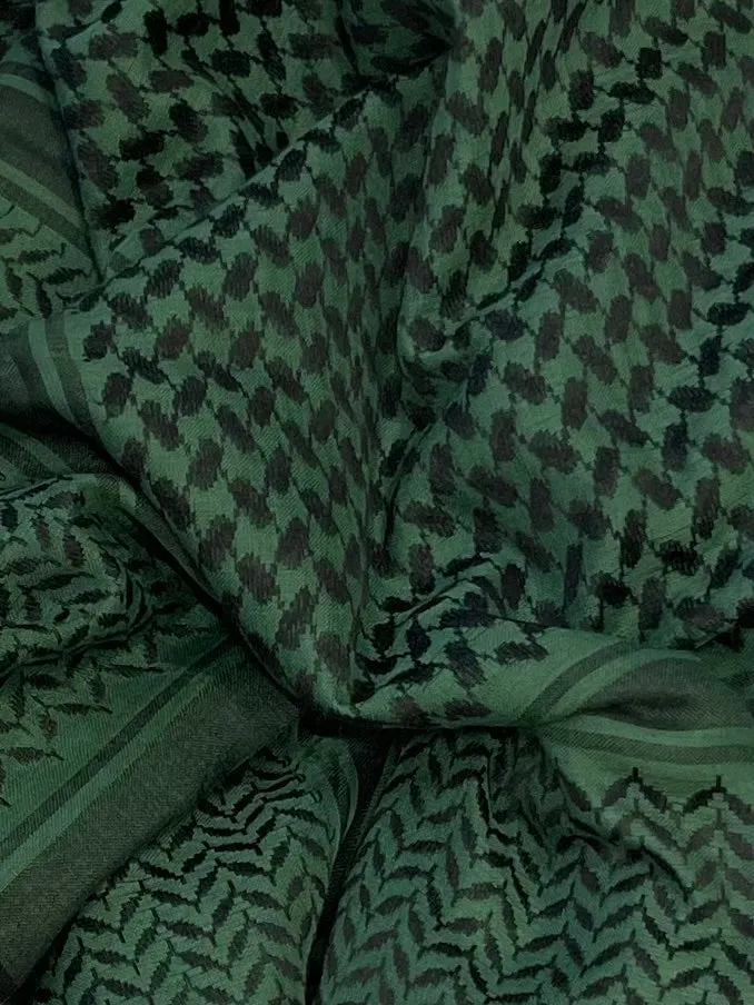Kiffeyeh bag -Dark Green & Black