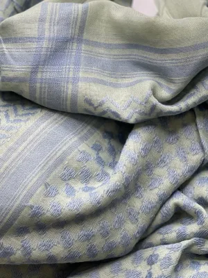 Kiffeyeh bag - Light Sage & Blue