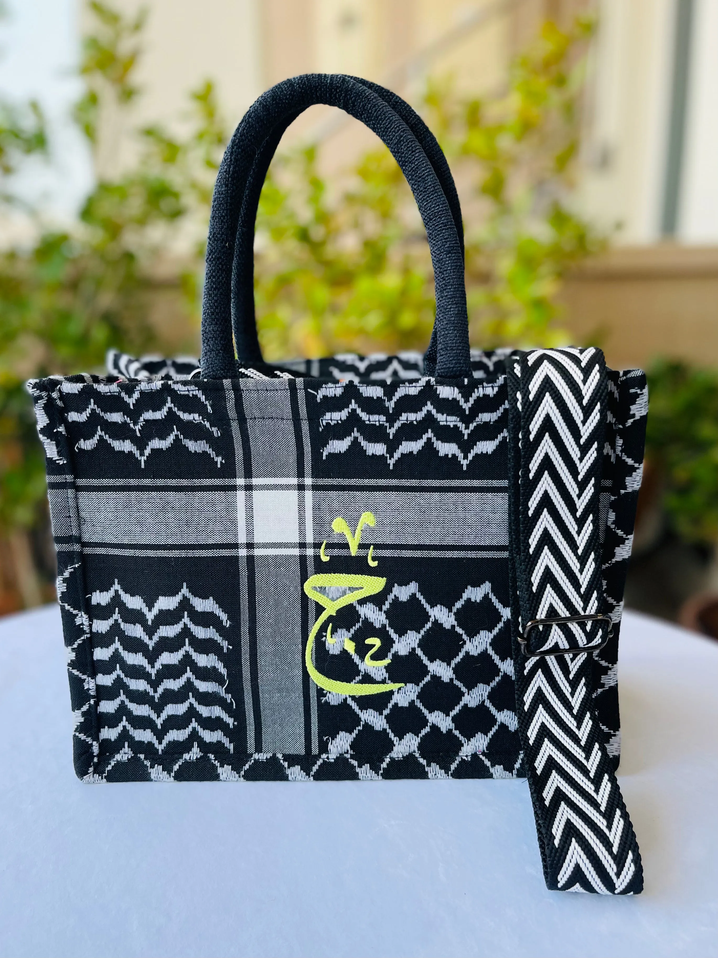 Kiffeyeh bag - Original Black & White
