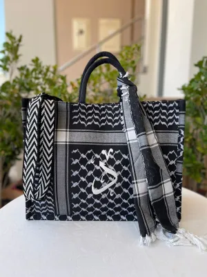 Kiffeyeh bag - Original Black & White