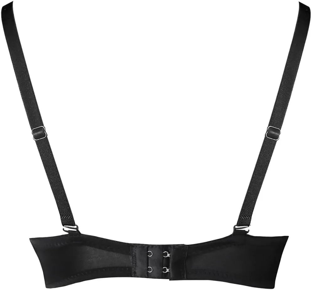 Kimring Women's Steampunk B Cup Spike Studs Rivet Party Club Rave Sport Bra Tops