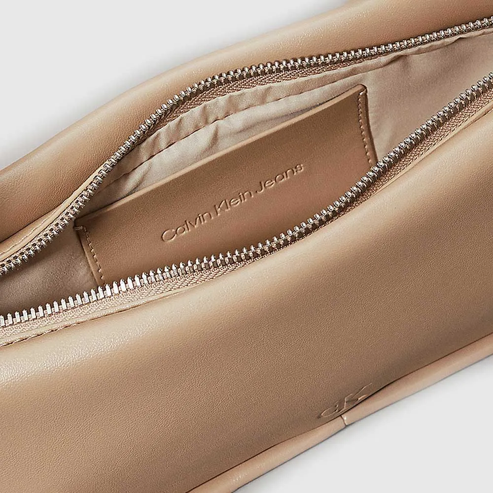 Knotted Shoulder Bag - Beige
