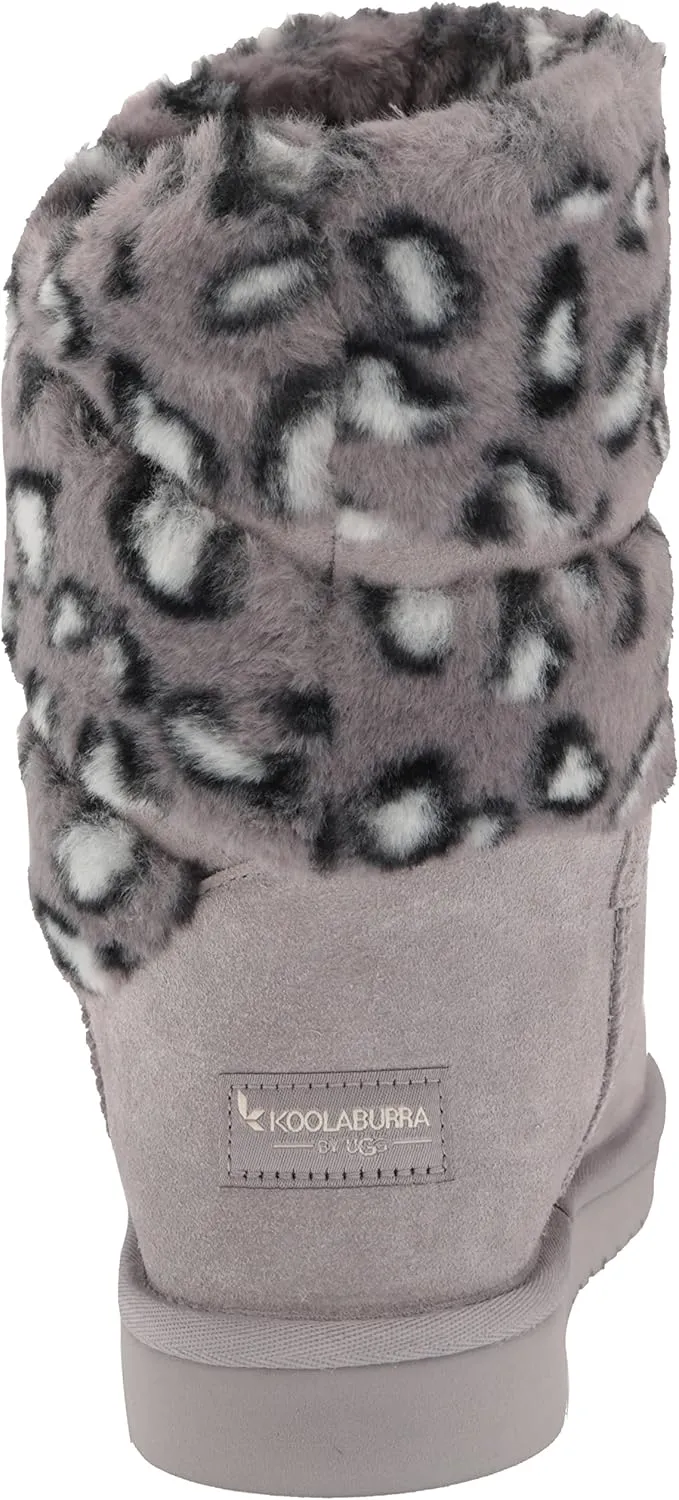 Koolaburra by UGG Women's Dezi Short Leopard Fashion Boot