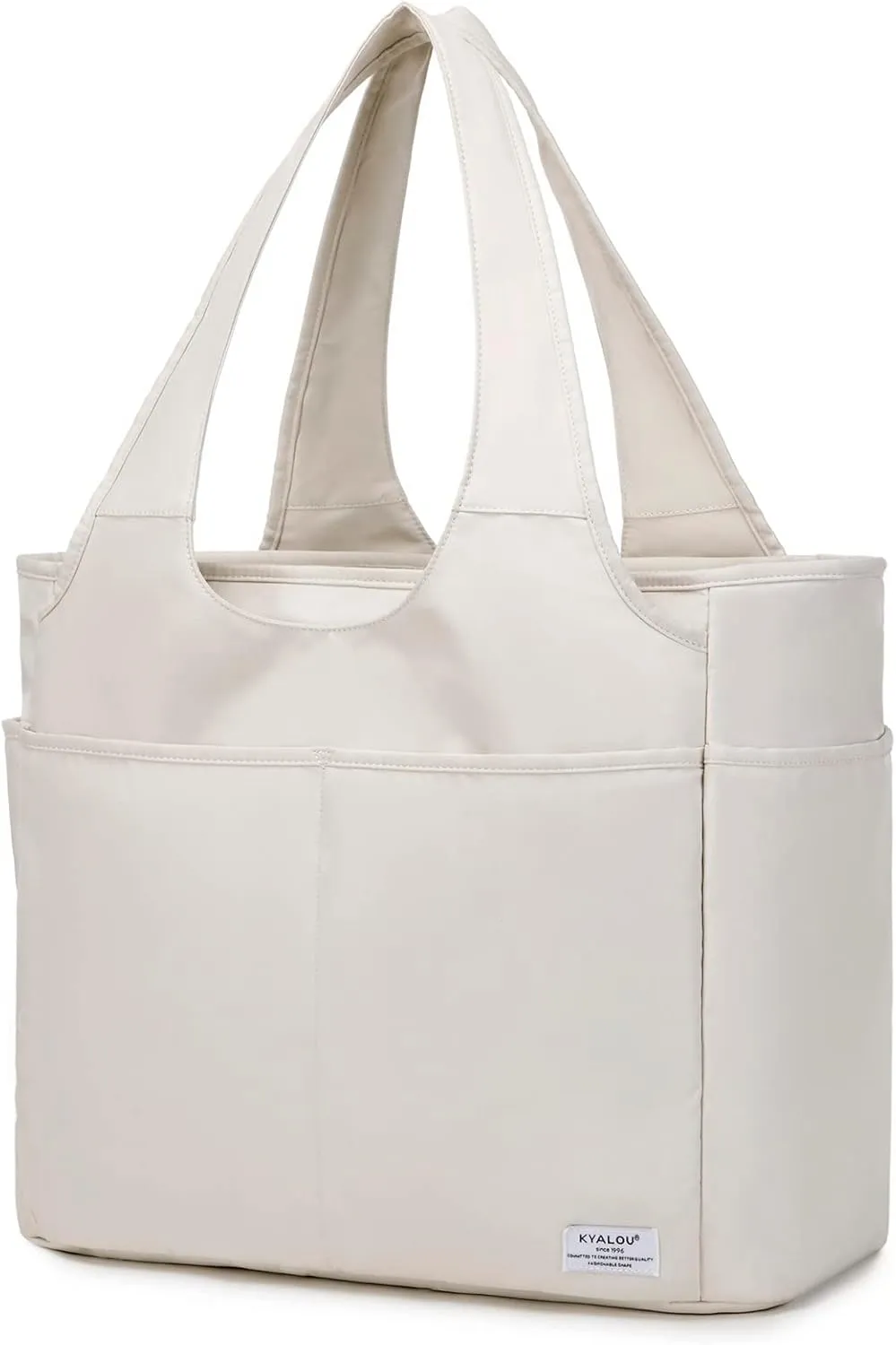 KYALOU Utility Large Tote Bag, Women Casual Shoulder Bags for Work Gym Beach Travel Shopping Grocery College