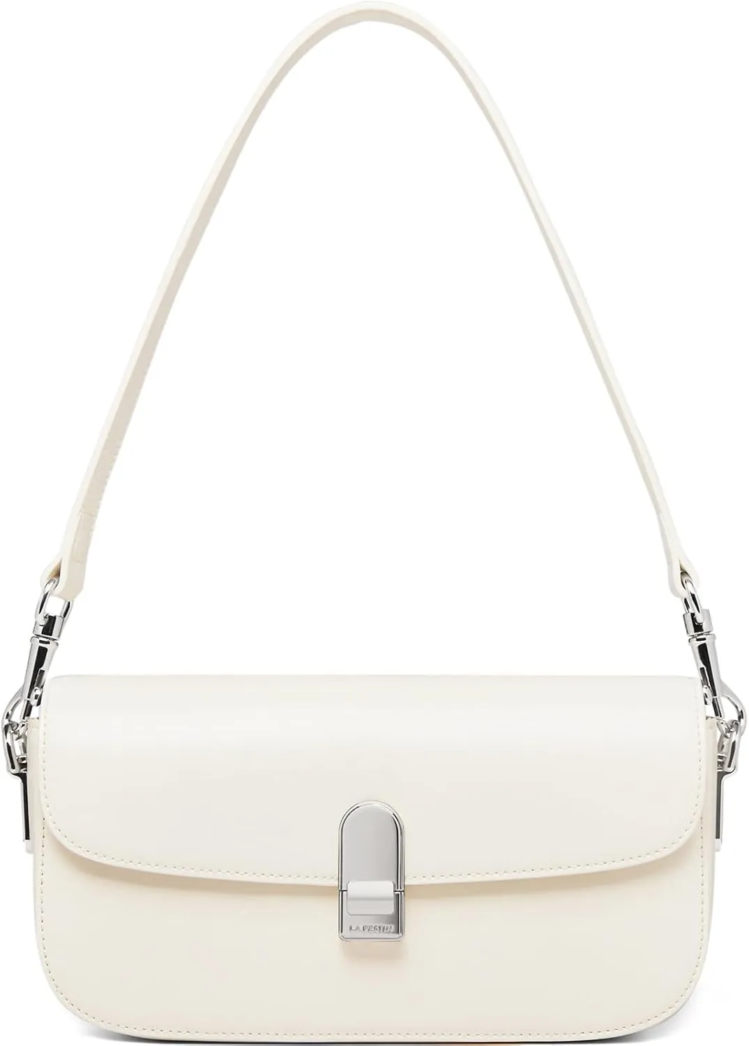 LA FESTIN Small Leather Shoulder Bag For Women: Rectangle Shoulder Purse With Chain Strap-Daily Going Out Crossbody Bag