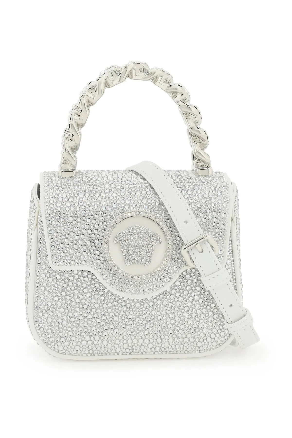 la medusa handbag with crystals