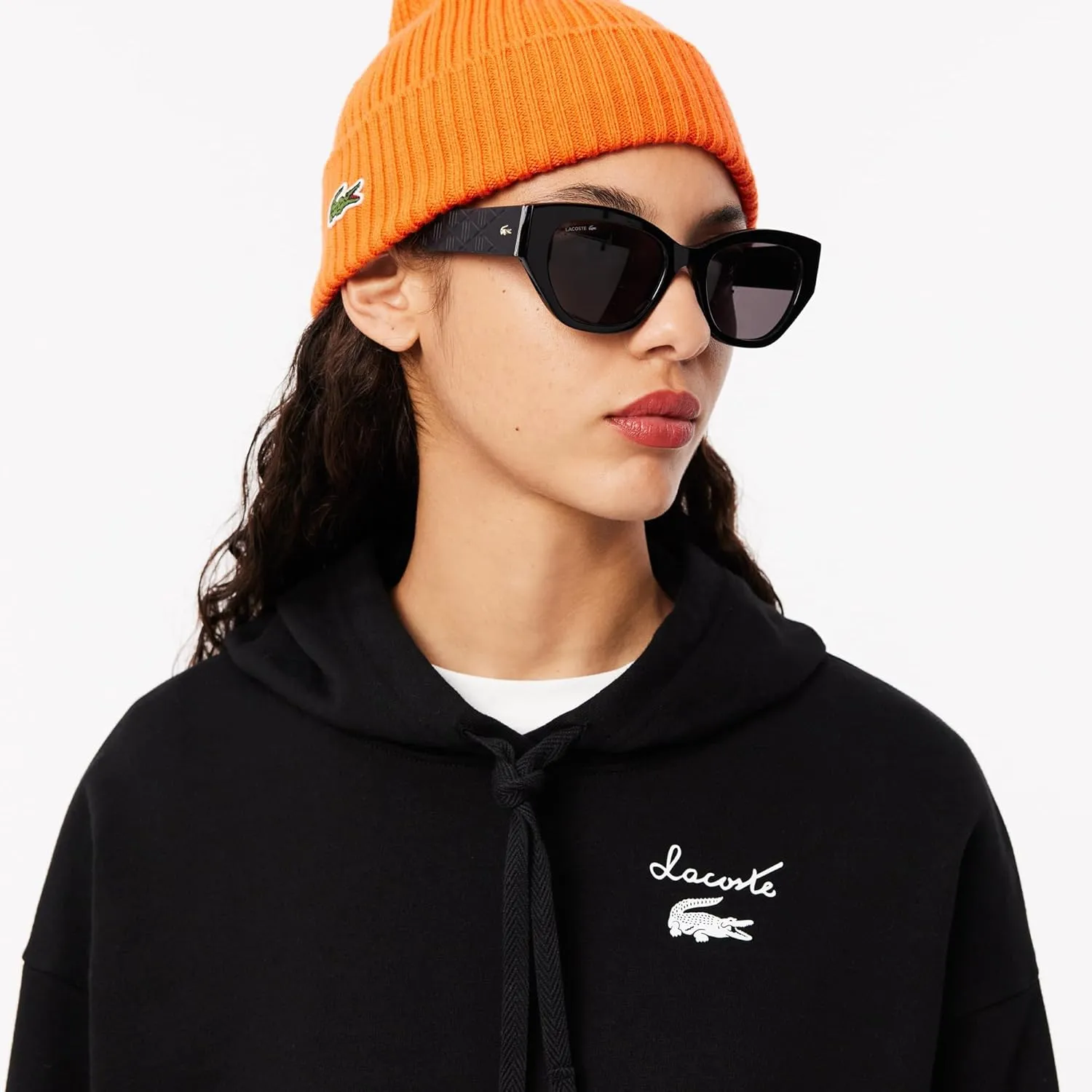 Lacoste Women's Oversized Logo Hoodie