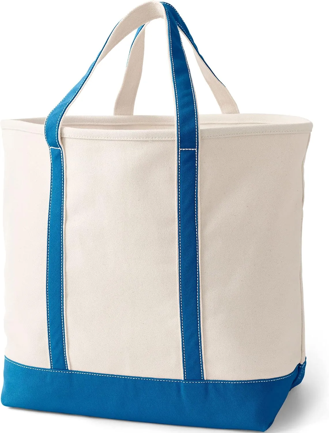Lands' End Open Top Canvas Tote Bag