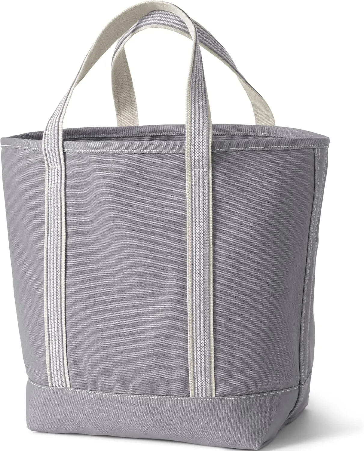 Lands' End Open Top Canvas Tote Bag
