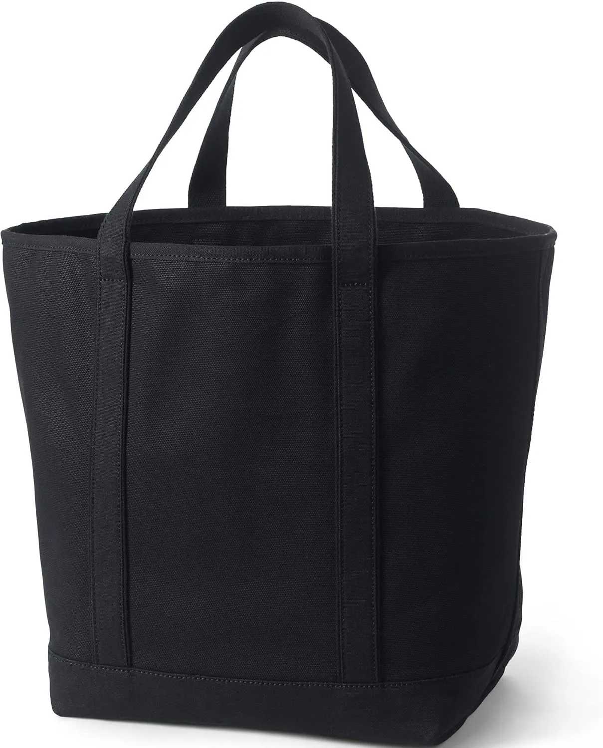 Lands' End Open Top Canvas Tote Bag