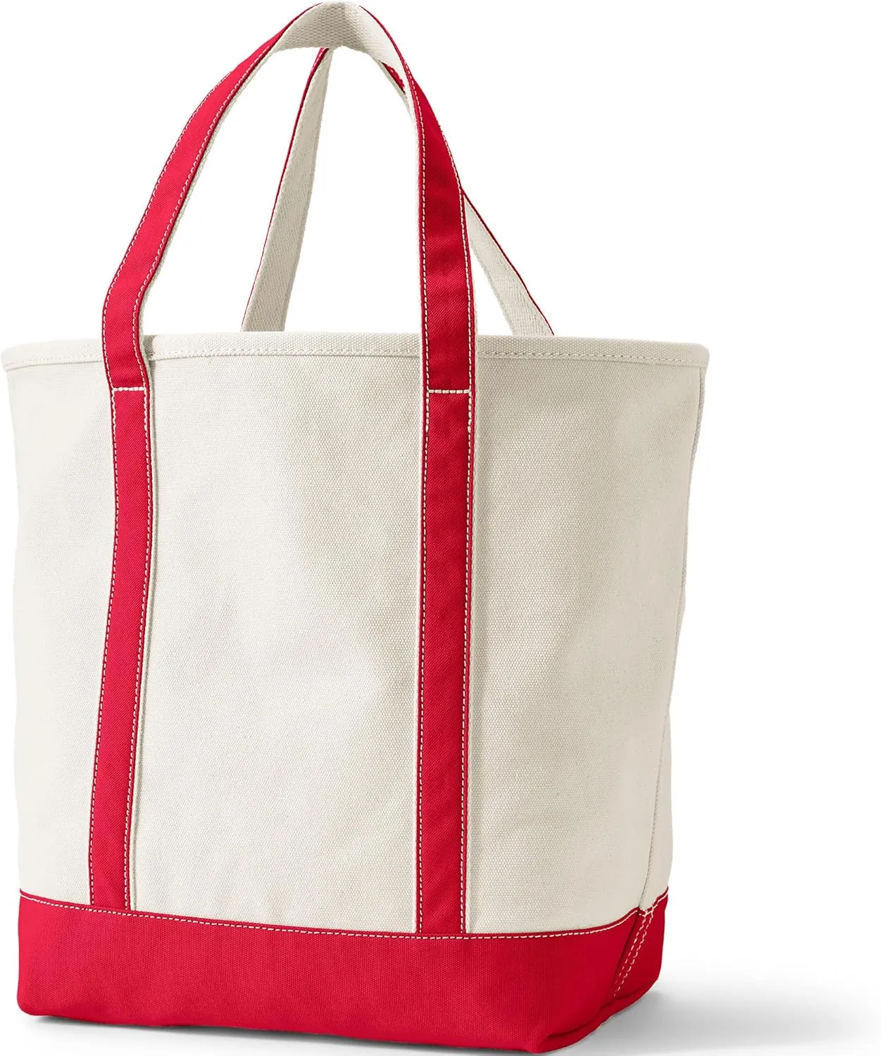 Lands' End Open Top Canvas Tote Bag