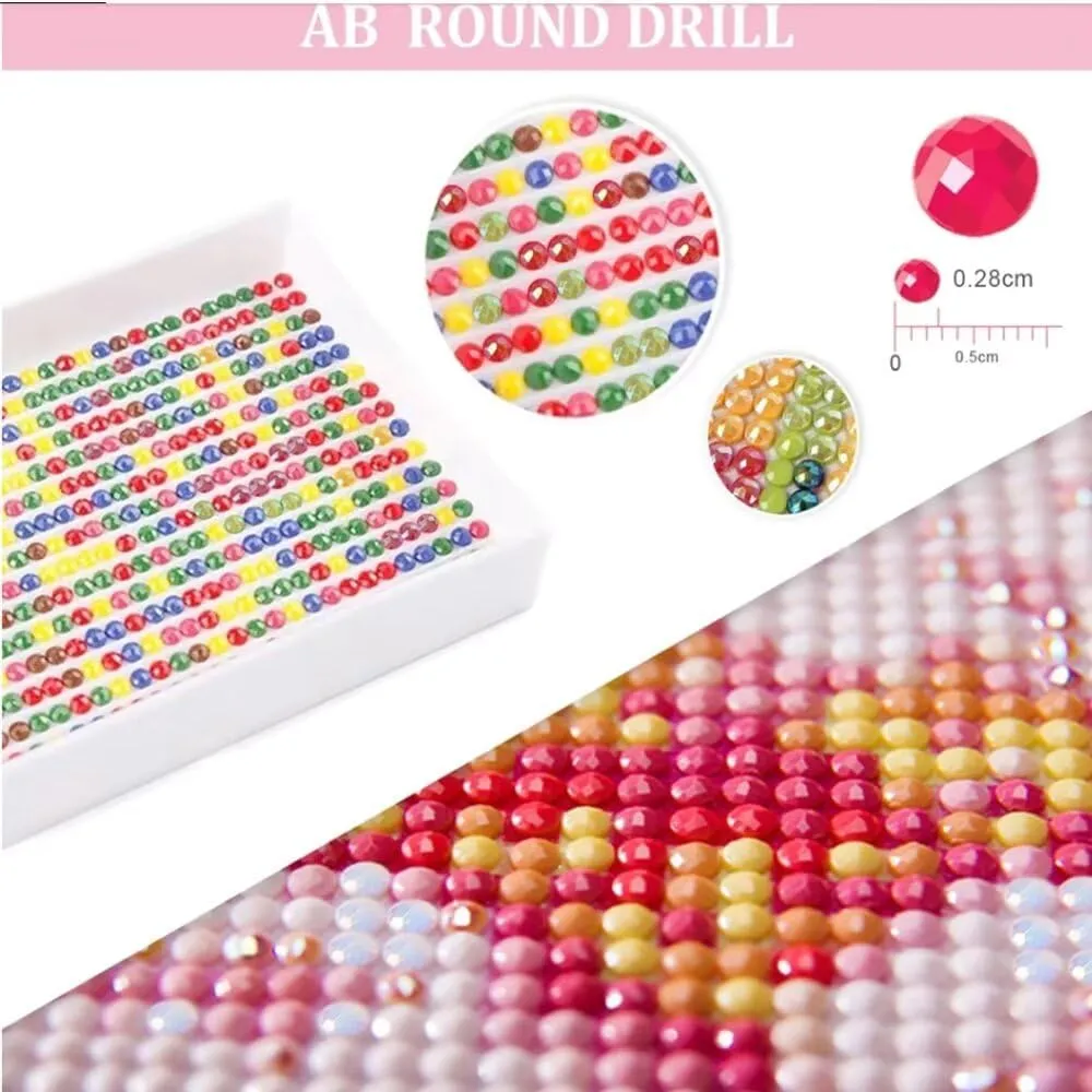 Landscape Diamond Art Kits for Adults, Diamond Painting City Gem Arts and Crafts for Adults, DIY 5D Round Full Drill Crystal Dots Embroidery Paintings, Hobbies for women, Home Wall Decor 20x28in -65z8